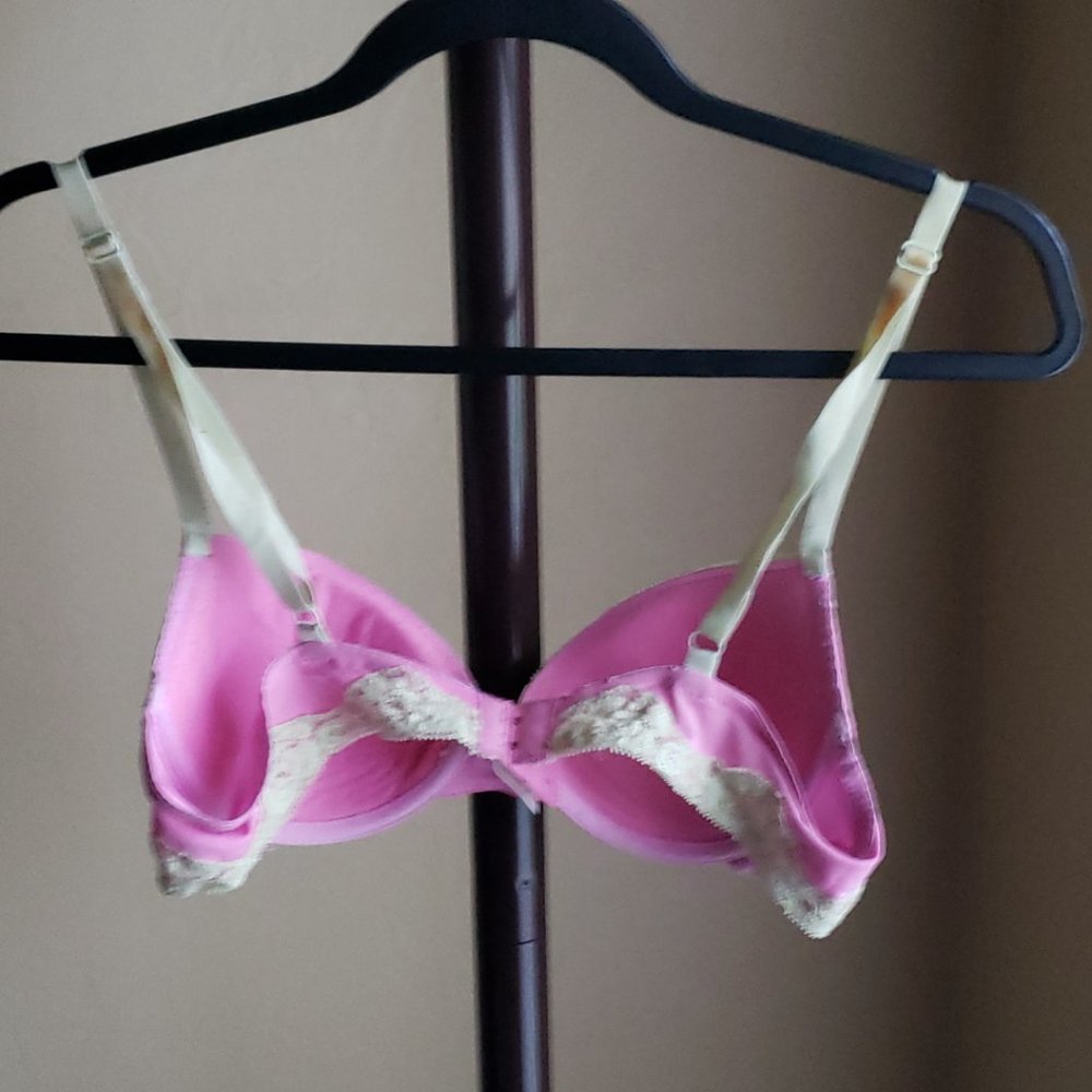 René Rofé Pink & Green Lace Bra – Size 36B - Picture 14 of 16